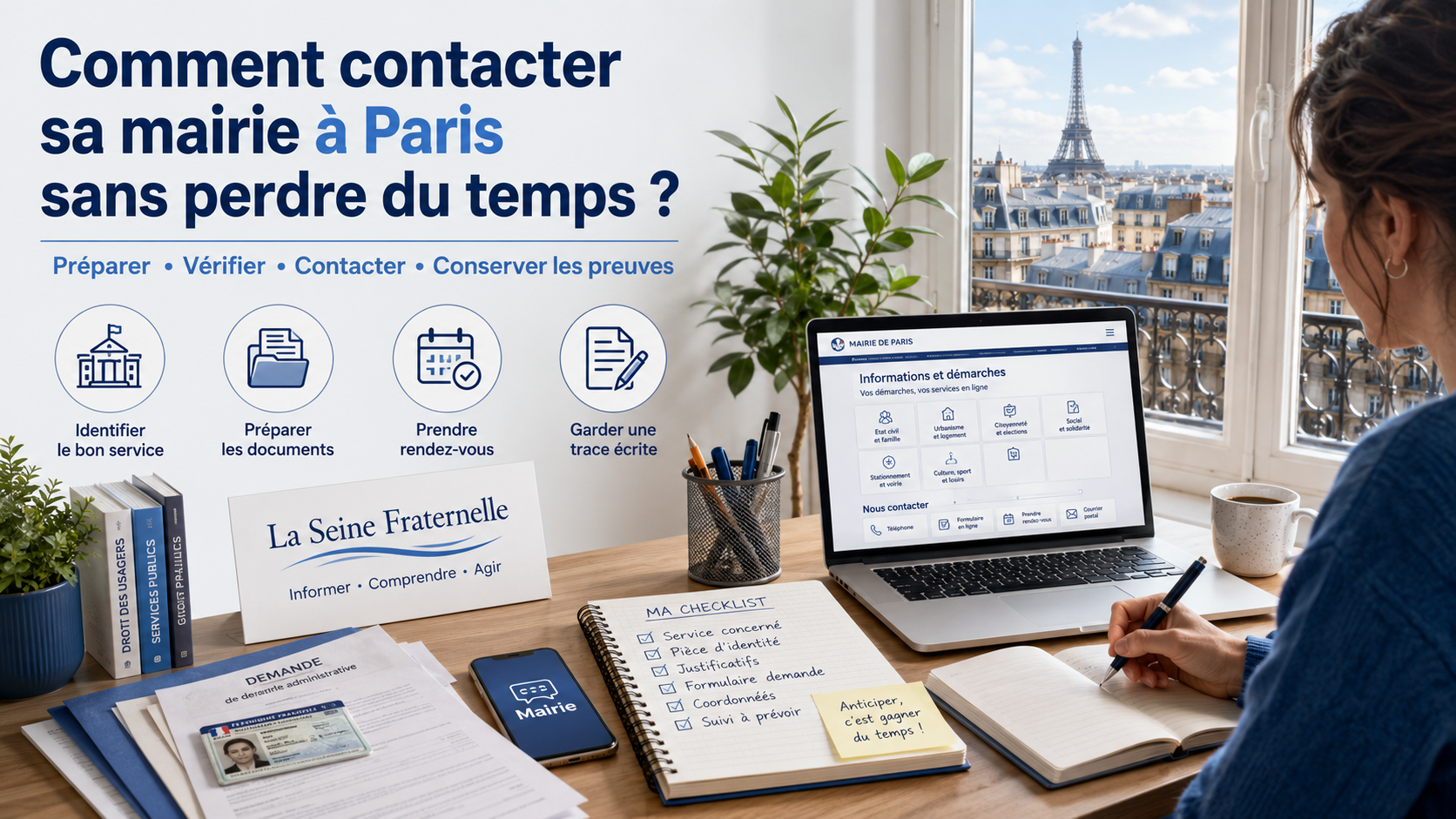 Comment contacter sa mairie à Paris sans perdre du temps ?